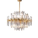 Loft Industry Modern - Trim Glass Chandelier